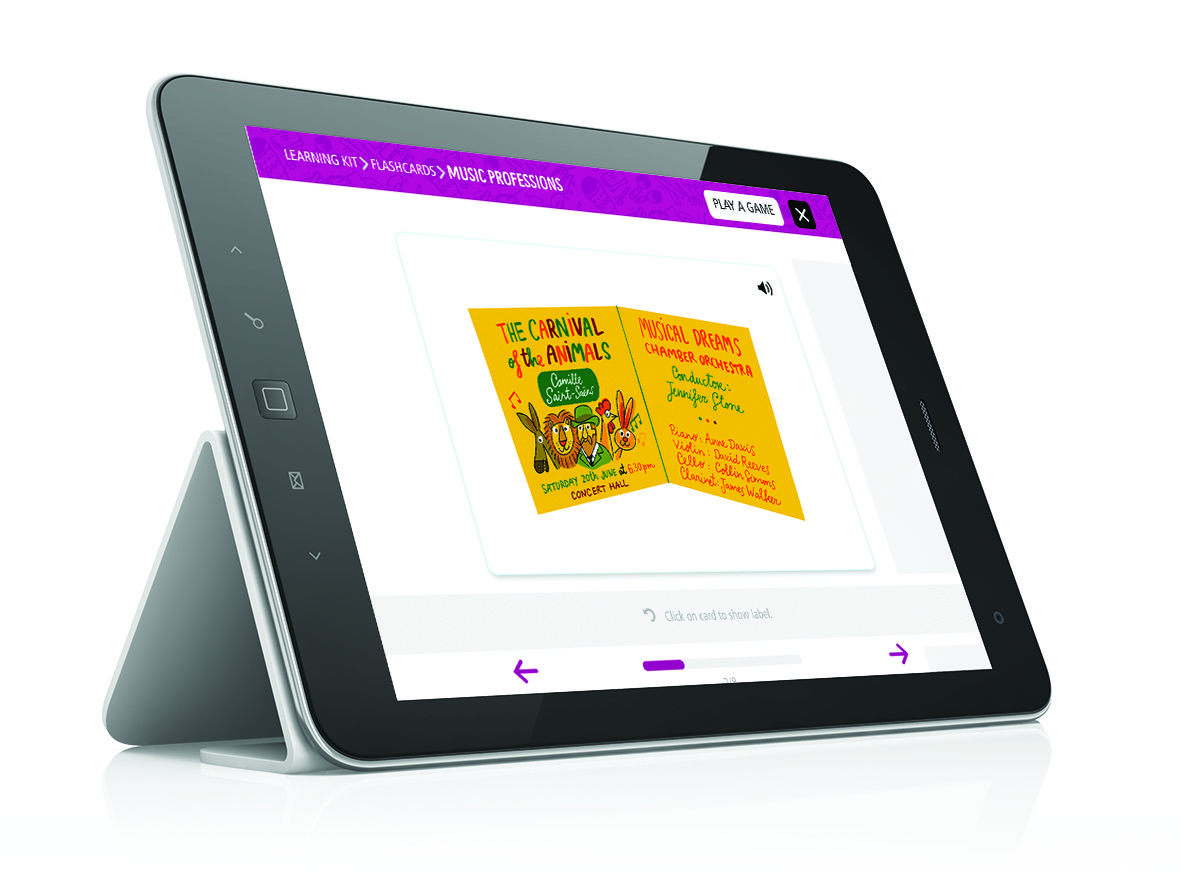 Music ByME Tablet Interactive Flashcards